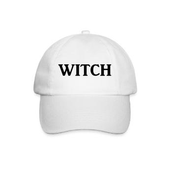 witch - Baseballkappe - Weiß/Weiß - Vorne