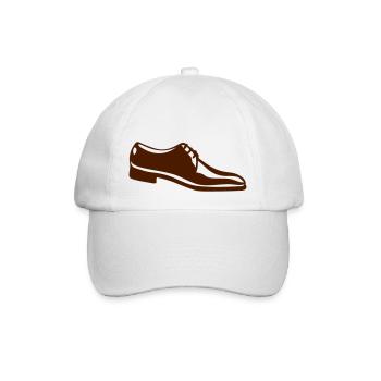 moccasin shoe man shoes 1 - Baseball Cap - white/white - Front
