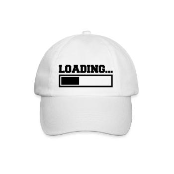 Loading - Baseball Cap - white/white - Front
