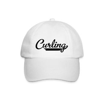 Curling - Baseballkappe - Weiß/Weiß - Vorne