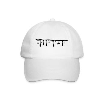 couler chocolat degouline fondu fond 121 - Casquette classique - blanc/blanc - Devant