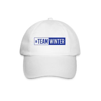 winter team - Baseballkappe - Weiß/Weiß - Vorne