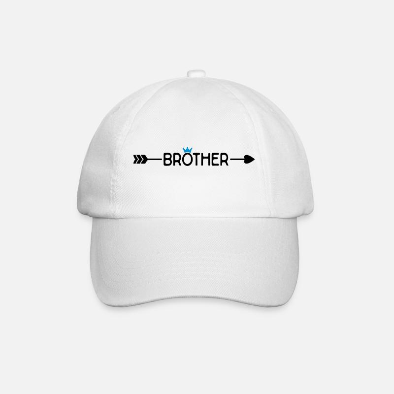 Brother - Baseballkappe - Weiß/Weiß