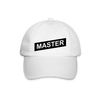 master black up - Baseballkappe - Weiß/Weiß - Vorne