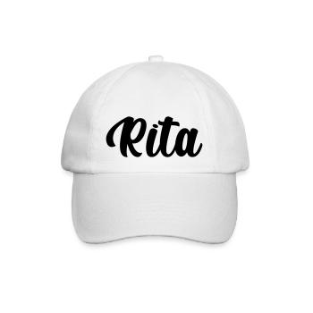 Rita - Baseballkappe - Weiß/Weiß - Vorne