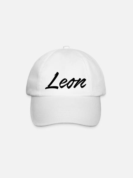 Leon - Baseballkappe - Weiß/Weiß