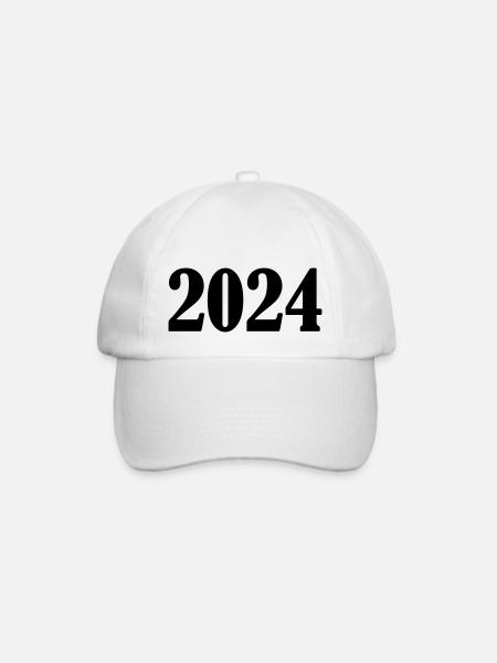 2024 - Baseballkappe - Weiß/Weiß