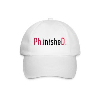 Ph.D. - Casquette classique - blanc/blanc - Devant