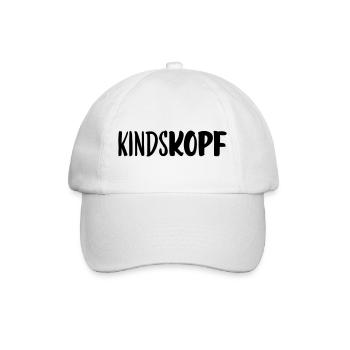 Child's head - Baseball Cap - white/white - Front