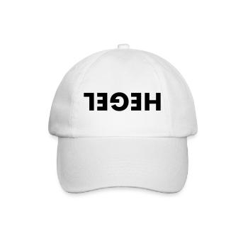 Hegel auf dem Kopf stehen - Baseballkappe - Weiß/Weiß - Vorne