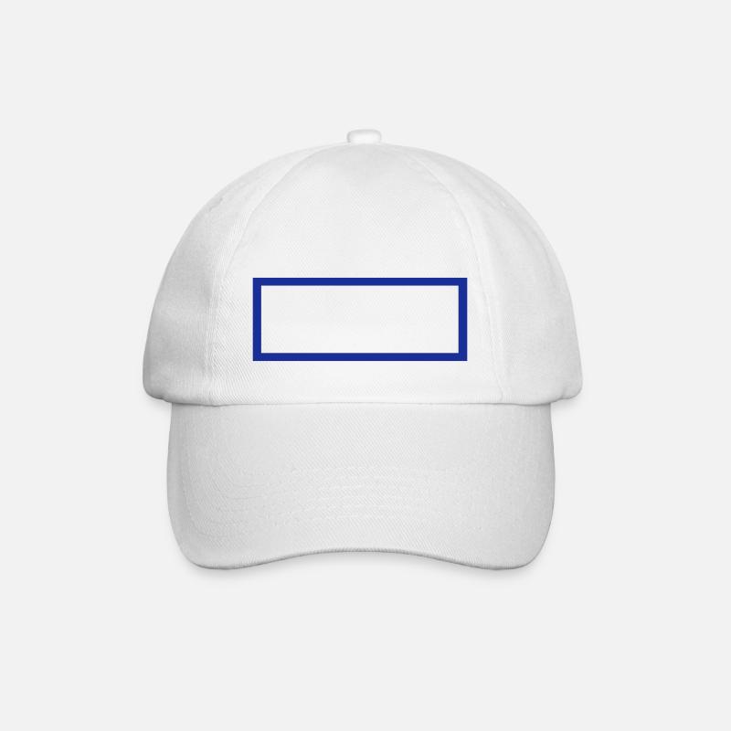 Croquis Rectangle - Casquette classique - blanc/blanc