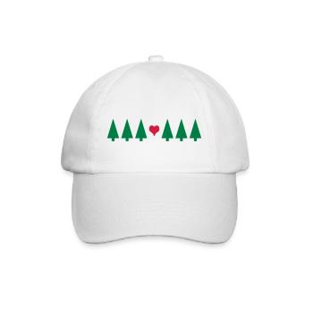 Arbre de Noël - Casquette classique - blanc/blanc - Devant