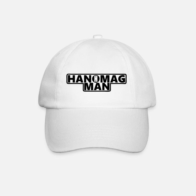 Hanomag Man - Baseballkappe - Weiß/Weiß