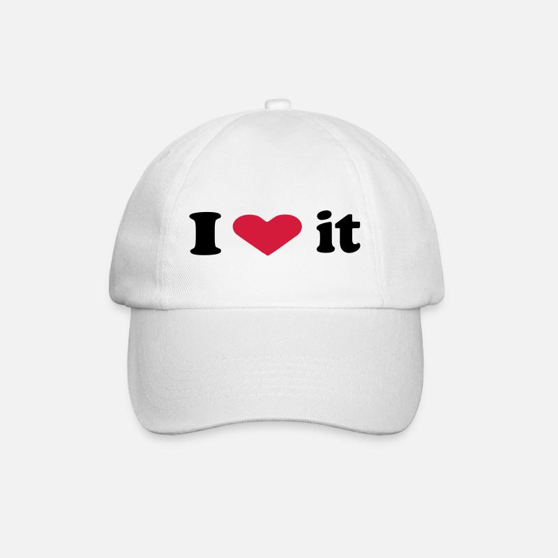 i love it - Casquette classique - blanc/blanc
