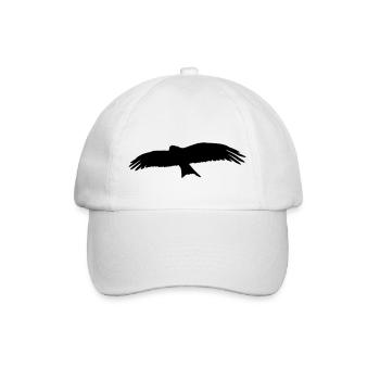 Vogel - Baseballkappe - Weiß/Weiß - Vorne