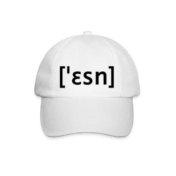 According to scripture eat - Baseball Cap - white/white - Front