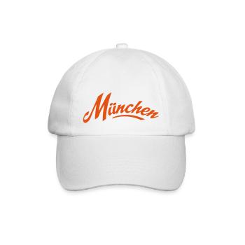 München - Baseballkappe - Weiß/Weiß - Vorne