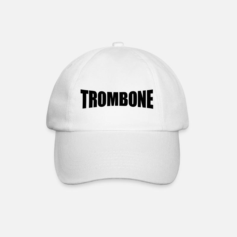 trombone - Casquette classique - blanc/blanc