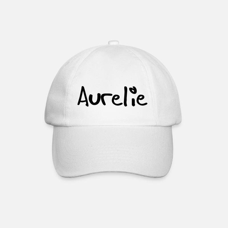 aurélie - Baseball Cap - white/white