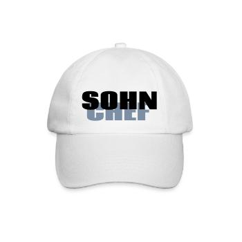 Sohn Chef - Baseballkappe - Weiß/Weiß - Vorne