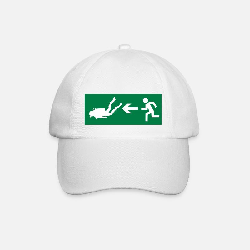 Plongée - Casquette classique - blanc/blanc