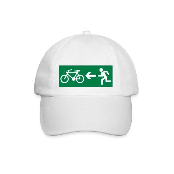 Radsport - Baseballkappe - Weiß/Weiß - Vorne