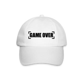 Game Over - Baseball Cap - white/white - Front
