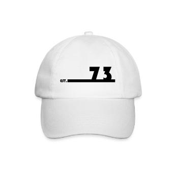 73_Black - Baseballkappe - Weiß/Weiß - Vorne