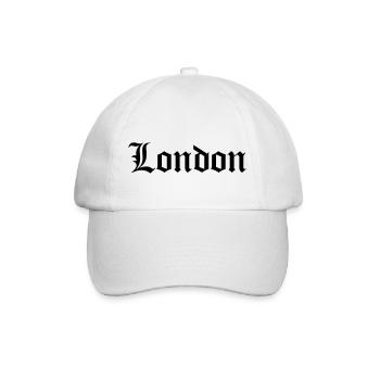 Old London - Baseballkappe - Weiß/Weiß - Vorne