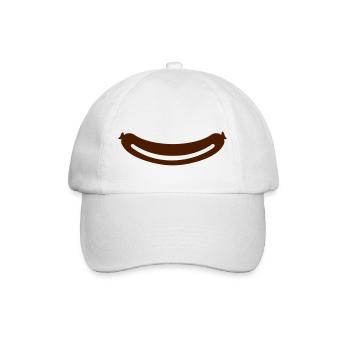 Saucisse - Casquette classique - blanc/blanc - Devant