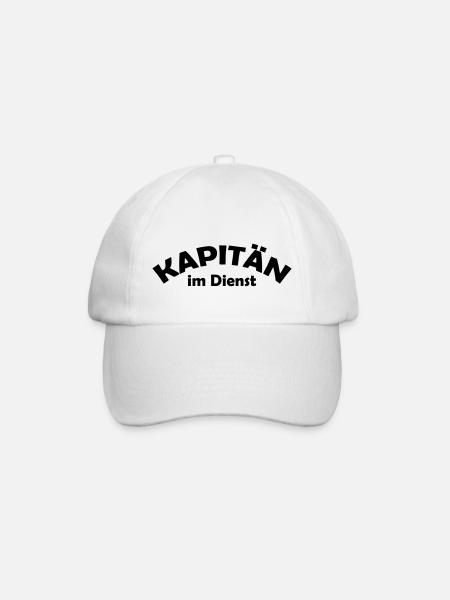 kapitän - Baseballkappe - Weiß/Weiß
