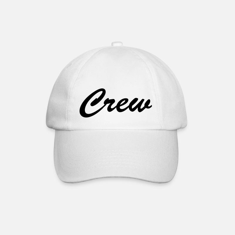 crew - Baseballkappe - Weiß/Weiß
