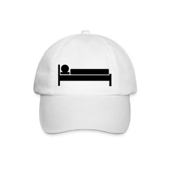 icon lit dormir dort - Casquette classique - blanc/blanc - Devant