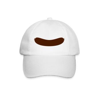 Saucisse - Casquette classique - blanc/blanc - Devant