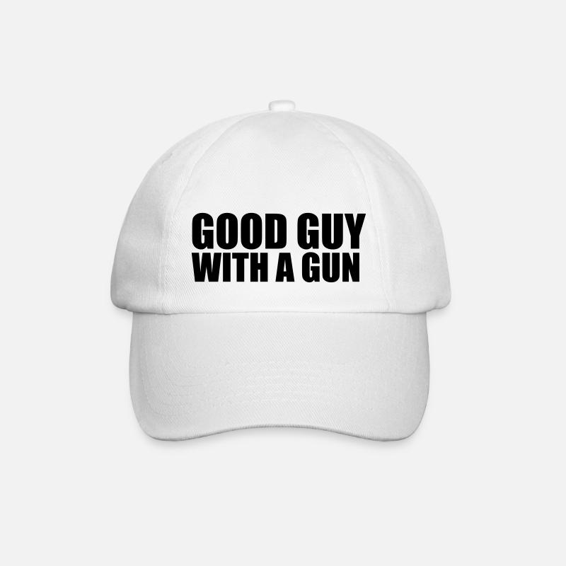 Good guy with A gun - Casquette classique - blanc/blanc