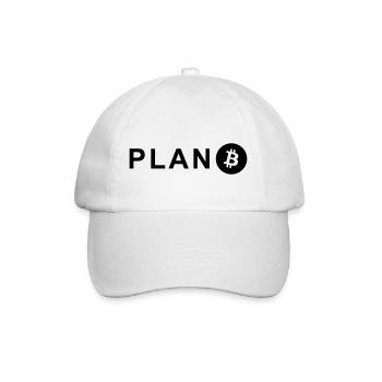 Plan B - Baseballkappe - Weiß/Weiß - Vorne