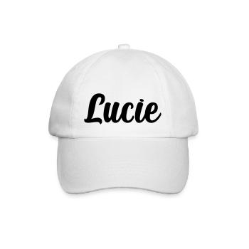 Lucie - Baseballkappe - Weiß/Weiß - Vorne