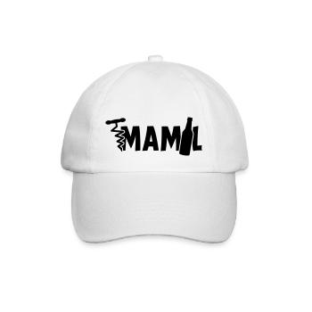 Mamil. Rennrad, Bier und Wein und falsche Kleidung - Baseballkappe - Weiß/Weiß - Vorne
