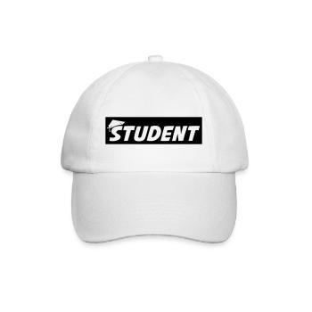 étudiant - Casquette classique - blanc/blanc - Devant