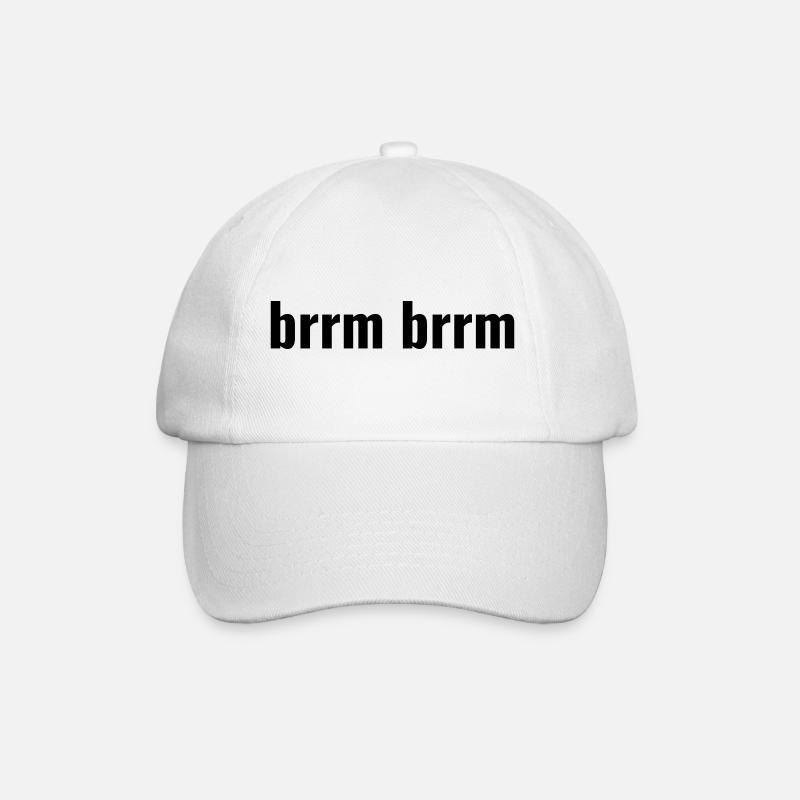 brrm brrm - Baseballkappe - Weiß/Weiß