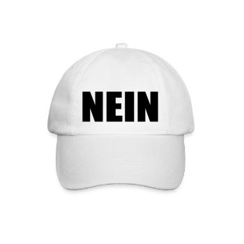NEIN - Baseballkappe - Weiß/Weiß - Vorne