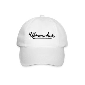 Uhrmacher - Baseballkappe - Weiß/Weiß - Vorne