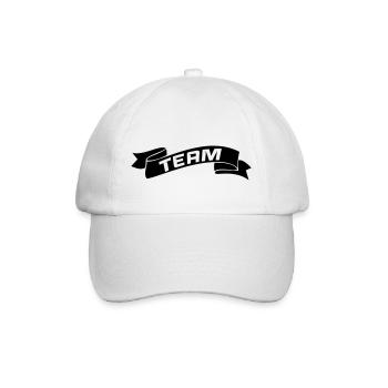 Team - Baseballkappe - Weiß/Weiß - Vorne