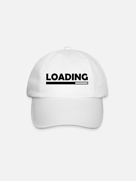 Loading - Baseballkappe - Weiß/Weiß