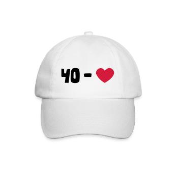 tennis - Baseballkappe - Weiß/Weiß - Vorne