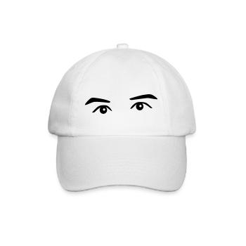 les yeux - Casquette classique - blanc/blanc - Devant