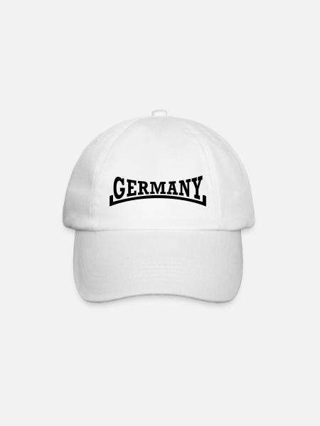 Germany Style - Baseballkappe - Weiß/Weiß