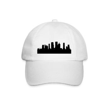 Skyscraper city - Baseballkappe - Weiß/Weiß - Vorne