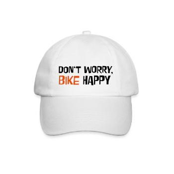 Motorrad - Baseballkappe - Weiß/Weiß - Vorne