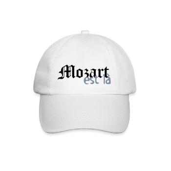 mozart est là - Casquette classique - blanc/blanc - Devant